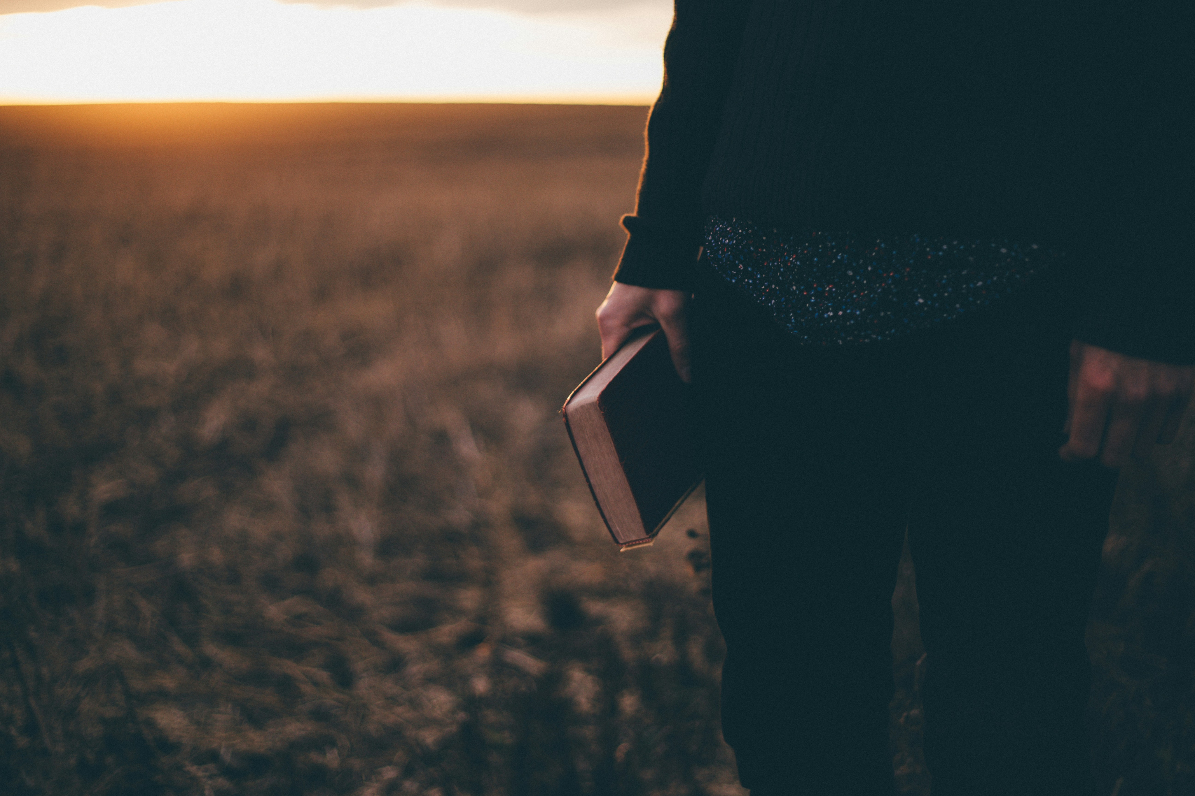 Holding Bible